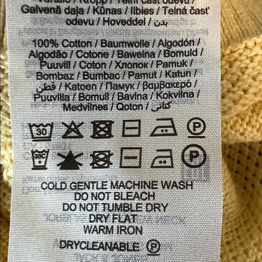 Jack & Jones Men’s Navy/Yellow Striped Sweater Size XL‎ - Picture 13 of 13